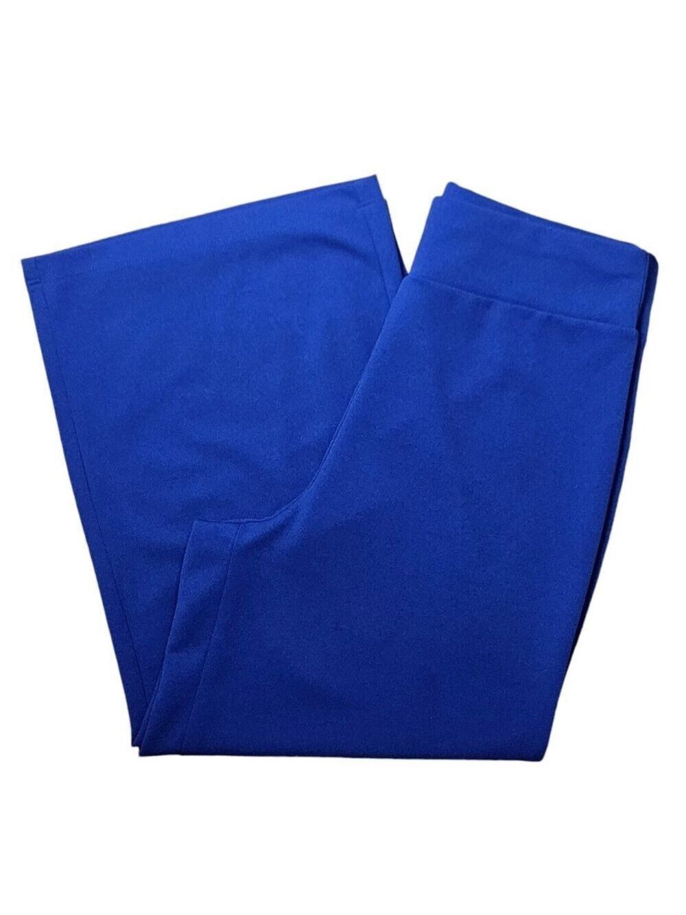 V&X Women's Wide-Leg Culottes Pants - Size Small, Vibrant Blue, Style 6480
